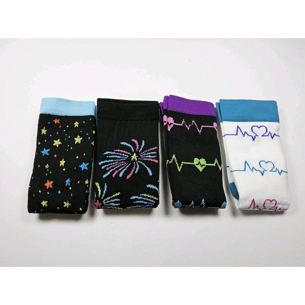 Unbranded Compression Lot Of 4 Pairs Socks Size S/M